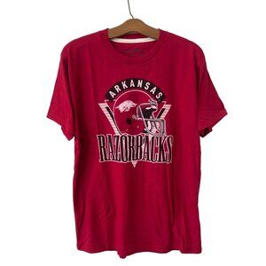 Homefield Arkansas Razorbacks Short Sleeve T Shirt Mens M Red Basic Graphic Tee